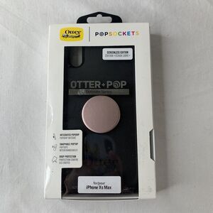 OtterBOX OTTER + POP Defender Series Phone Case for iPhone Xs Max Black Rose Gol